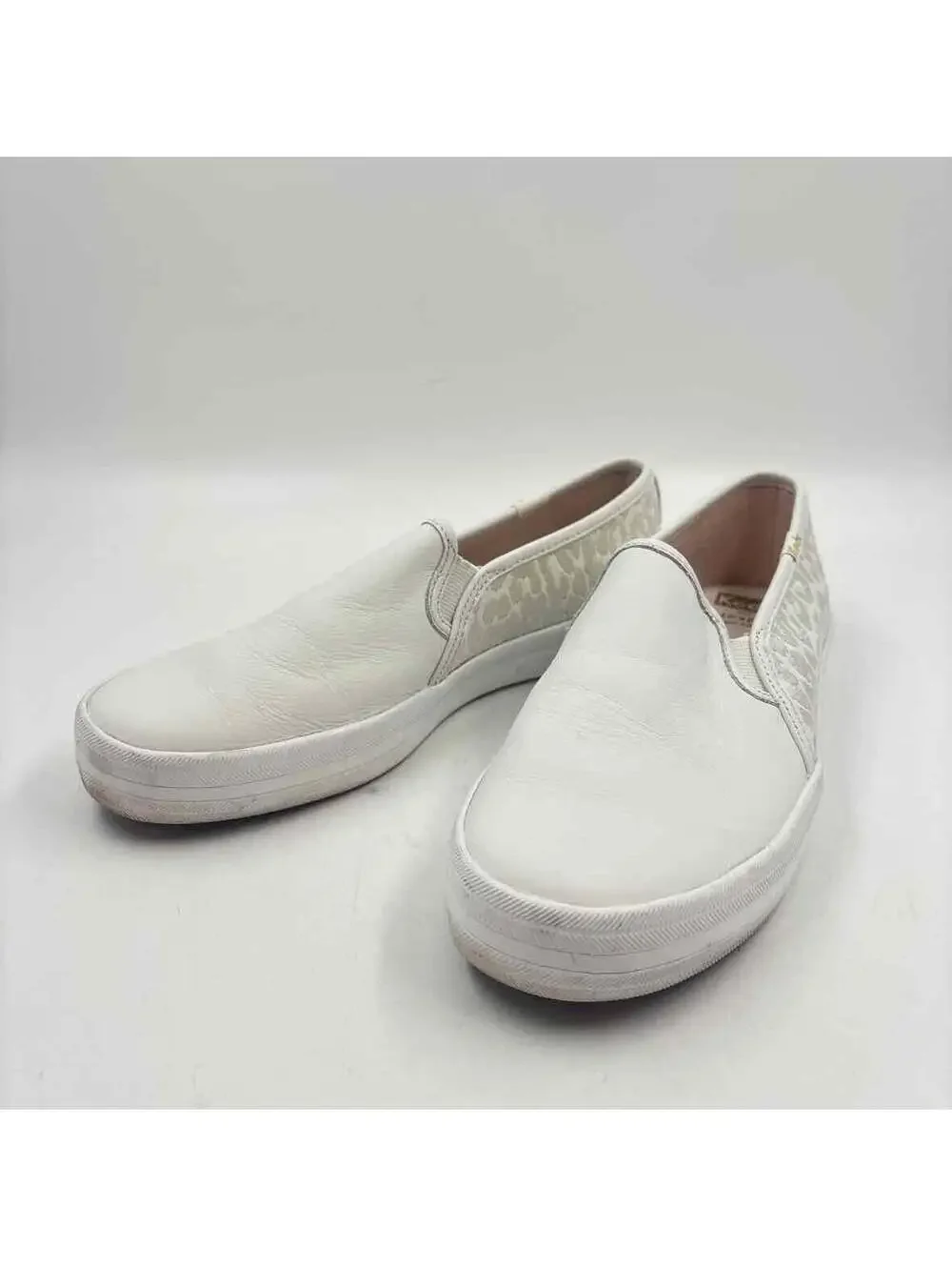 Keds for Kate Spade Women's Shoe Size 7.5 White Animal Print Sneakers